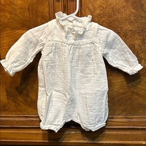 Petit Bateau White Kids One Piece